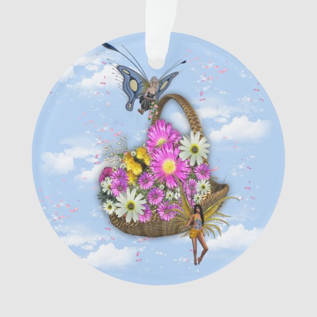 Frühjahrskorb Ornament (Vorderseite)