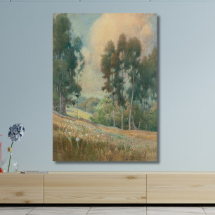 Frühjahrslandschaft (1911) Serene Wasserfarbenland Leinwanddruck