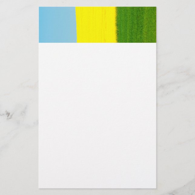 Frühjahrslandschaft Briefpapier (Vorderseite)