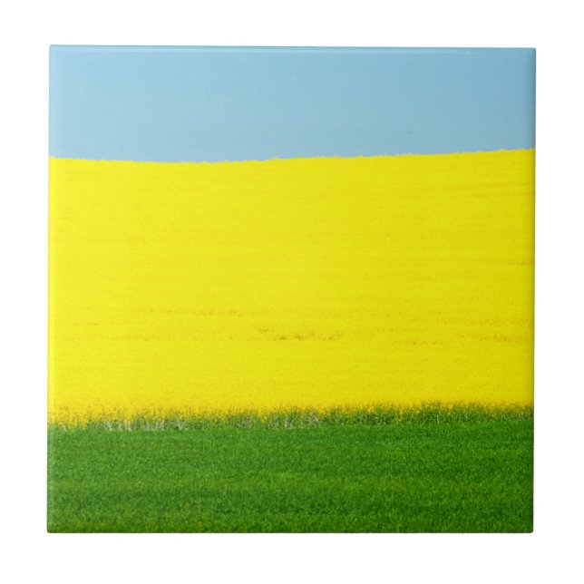 Frühjahrslandschaft Fliese (Vorderseite)