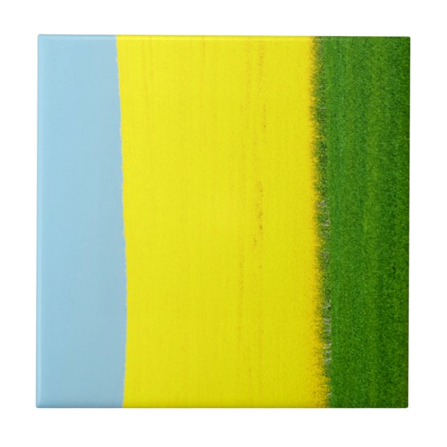 Frühjahrslandschaft Fliese (Vorderseite)