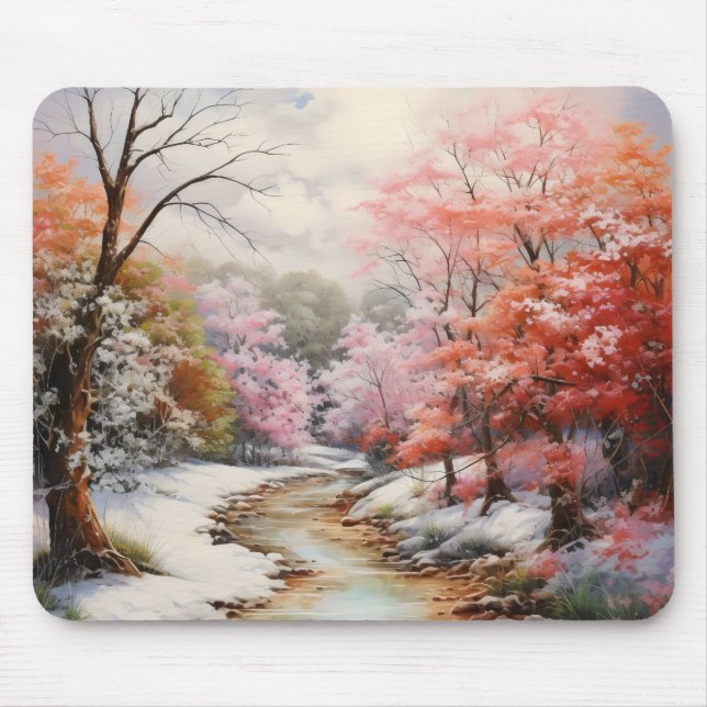 Frühjahrslandschaft Mousepad (Vorne)