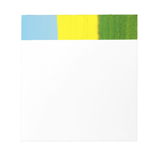 Frühjahrslandschaft Notizblock (Vorderseite)
