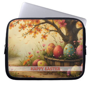 Frühjahrsmagie mit Ostereier-Splendor Laptopschutzhülle