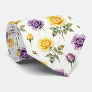 Frühjahrsmode Blumenkrawatte für Hochzeiten und Krawatte