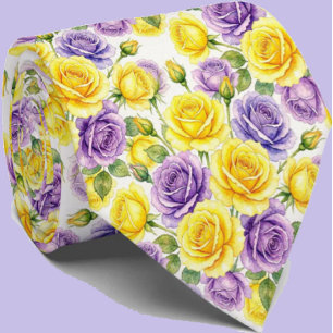 Frühjahrsmode Blumenkrawatte für Hochzeiten und Krawatte