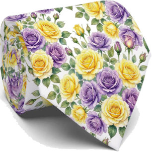 Frühjahrsmode Blumenkrawatte für Hochzeiten und Krawatte