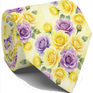 Frühjahrsmode Blumenkrawatte für Hochzeiten und Krawatte