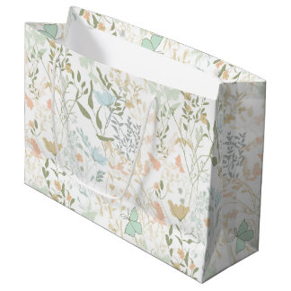 Frühjahrsmuster 01 - Große Geschenktasche Geschenktüte