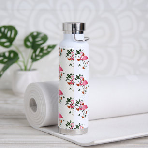 Frühjahrsommer Blume Rosa Blume Trinkflasche