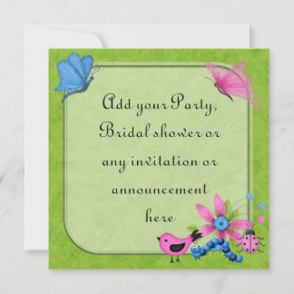 Frühjahrsparty oder Mehrzweck-Einladung Einladung