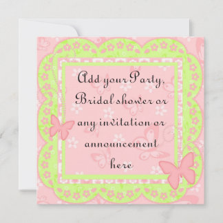 Frühjahrsparty oder Mehrzweck-Einladung Einladung