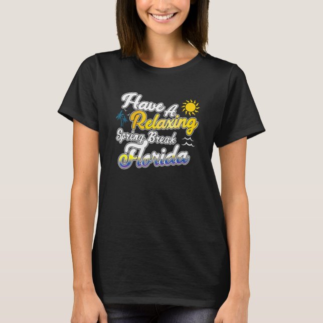 Frühjahrspause Florida Urlaub Reise-Modus T-Shirt (Vorderseite)