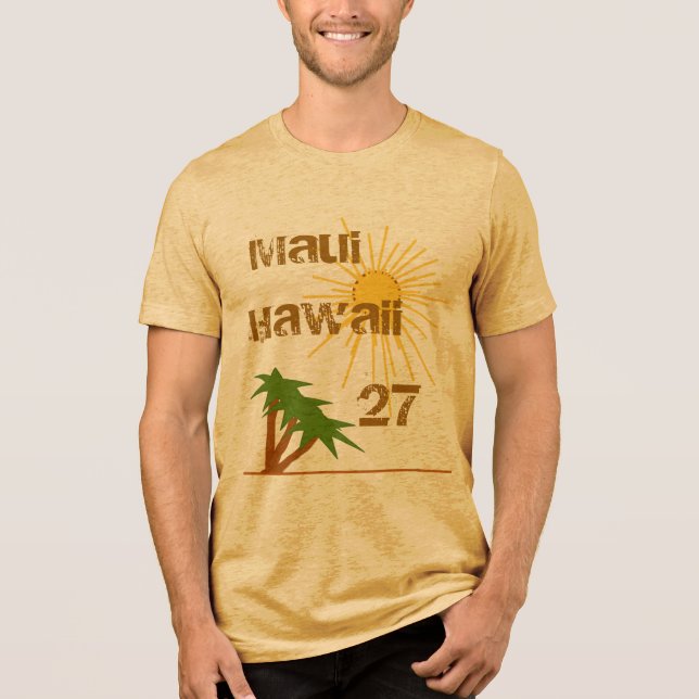 Frühjahrspause Tri-Blend Shirt (Vorderseite)