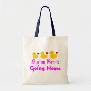 ♫ ♥ Frühjahrspause Zuhause Ducks Budget Tote Bag C Tragetasche