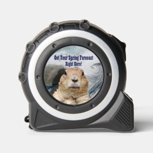 Frühjahrsprognose für die Groundhog Maßband