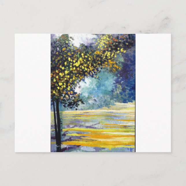 Frühjahrssaison 1 postkarte (Vorderseite)