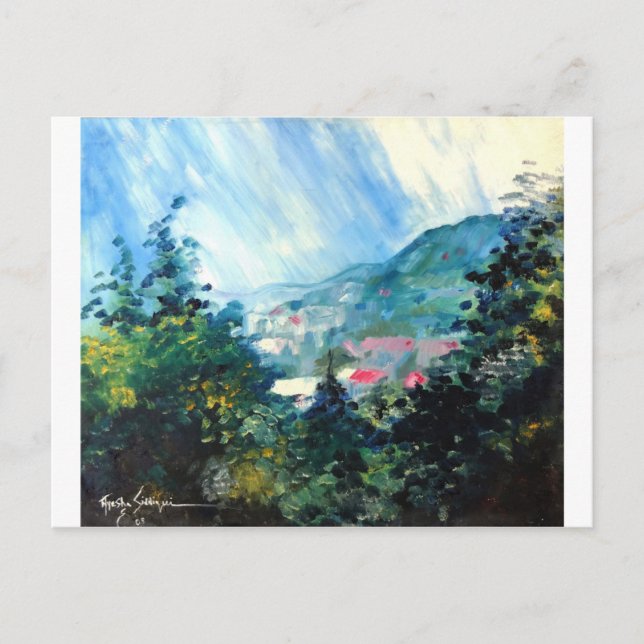 Frühjahrssaison 4 postkarte (Vorderseite)