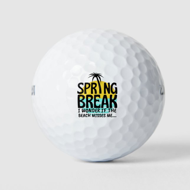 Frühjahrssaison Golfball (Vorderseite)