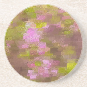 Frühjahrssaison Pinks Abstrakt Getränkeuntersetzer