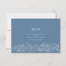 Frühjahrsschmetterling Hochzeitsmahlzeit Option Mi RSVP Karte