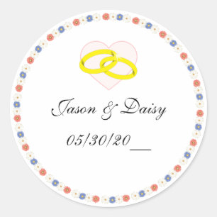 Frühjahrssehen (Sticker) Runder Aufkleber