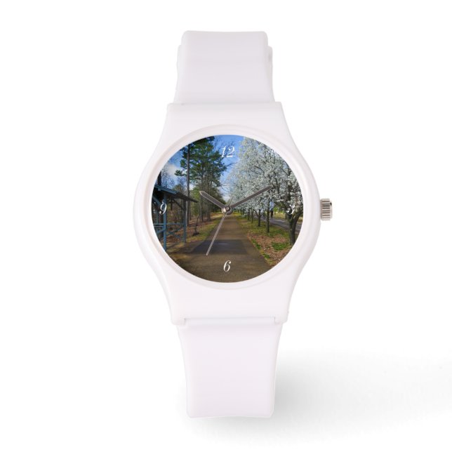 Frühjahrsspaziergang Armbanduhr (Vorderseite)