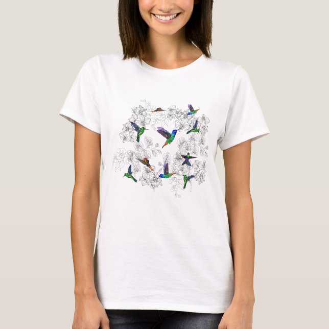 Frühjahrsvögel - Hummingbird - Wählen/Hinzufügen I T-Shirt (Vorderseite)
