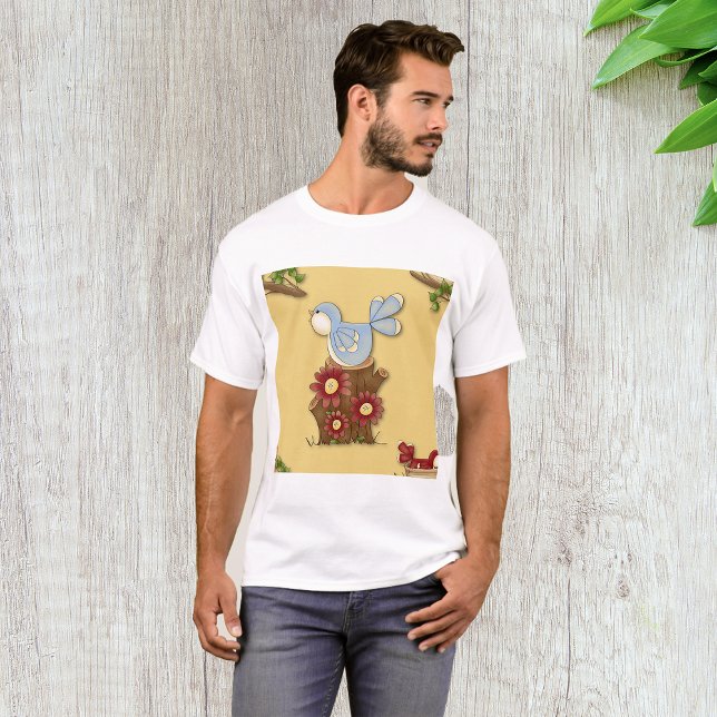 Frühjahrsvögel T-Shirt (Von Creator hochgeladen)