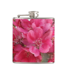 Frühjahrszeit Blume Vinyl Wrapped Flask Flachmann