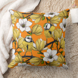 Frühjahrszeit in Gelb Kissen