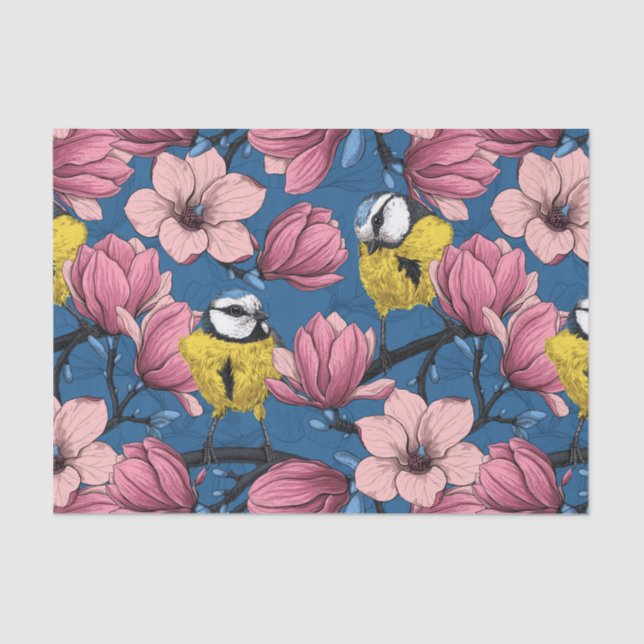 Frühjahrszeit Seidenpapier (Vorderseite)