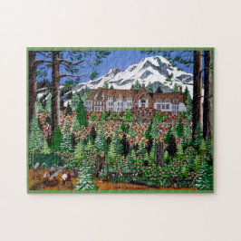 Frühjahrtimberline-Puzzlespiel