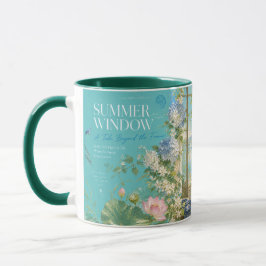 Frühlandschaft am See. Tasse