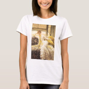 Frühling (Am Meer) von James Tissot, Vintage-Portr T-Shirt