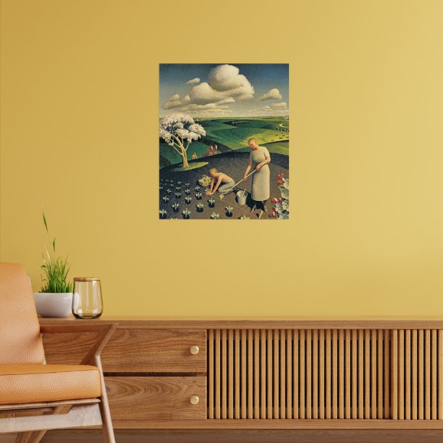 Frühling auf dem Lande Poster (Wohnzimmer 2)