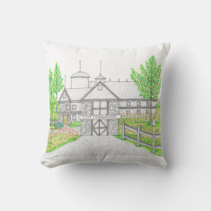 Frühling Baumwollfarm 16x16 Kissen