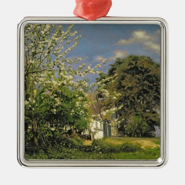 Frühling Blossom, 1908 Ornament Aus Metall (Vorne)