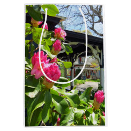 Frühling blüht in der Hütte City - Martha's Vineya Mittlere Geschenktüte