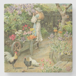 Frühling blüht, von den Birnen Annual, 1902 Steinuntersetzer