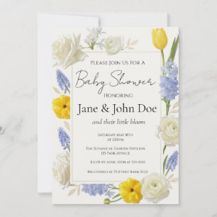 Frühling Botanische Babyparty-Einladung Einladung