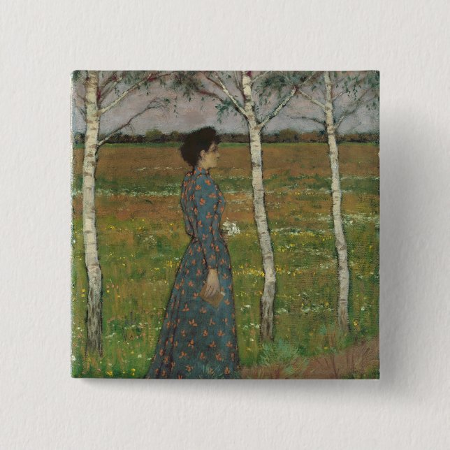 Frühling Button (Vorderseite)