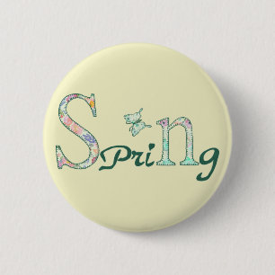 Frühling Button