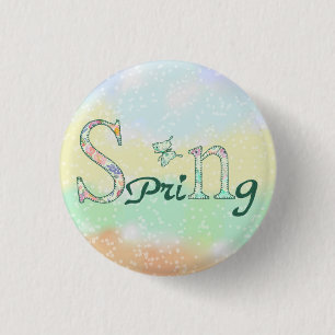 Frühling Button