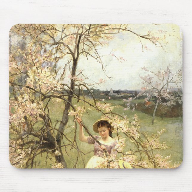 Frühling, c.1880 mousepad (Vorne)
