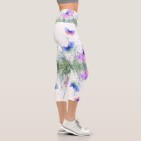 Frühling Capri Leggings schmettern in der Natur