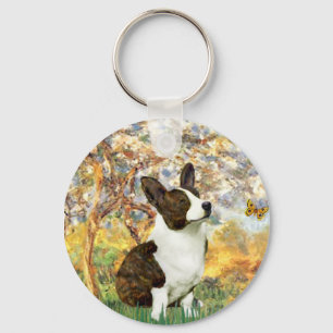 Frühling - Cardigan Welsh Corgi 5 Schlüsselanhänger