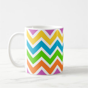 Frühling Chevron Kaffeetasse