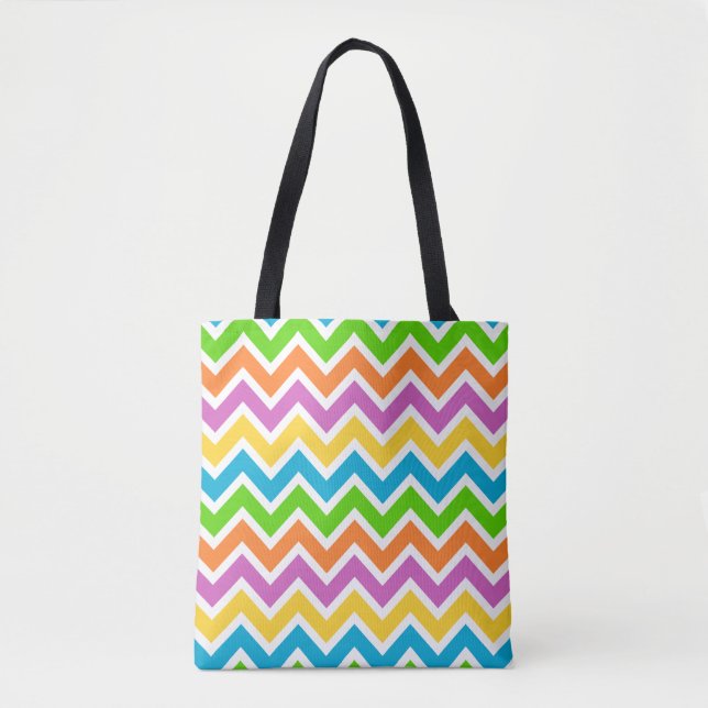 Frühling Chevron-Tasche Tasche (Vorderseite)