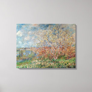 Frühling Claude Monets  , 1880-82 Leinwanddruck